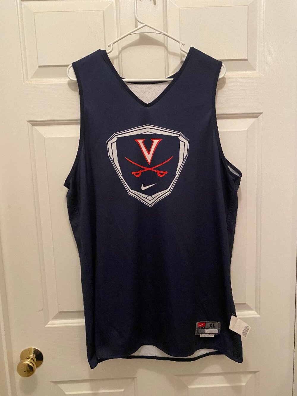 London Perrantes Virginia Cavaliers Basketball Nike Practice Game Worn Jersey XL